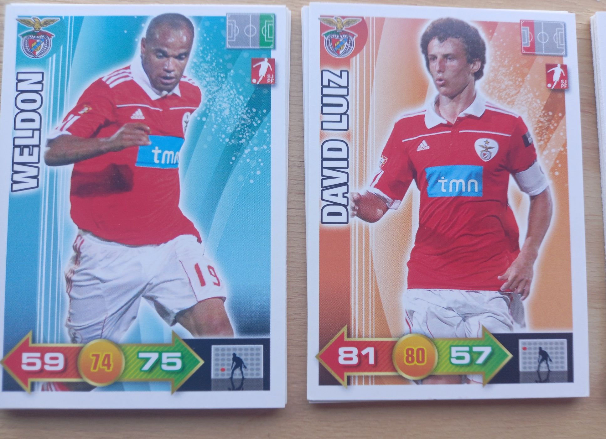 6 Cartas/ cromos / sl Benfica Adrenalyn xl 2010-11