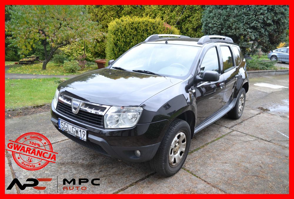 Duster 2010 1.6+LPG 2035 Klima Czarny Zadbany Bardzo ładne auto