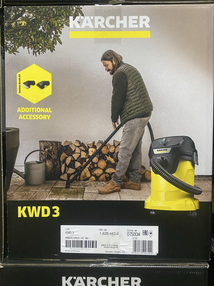 Пилосос Karcher KWD 3 V-17/4/20 Brush Kit (1.628-443.0) кершер керхер