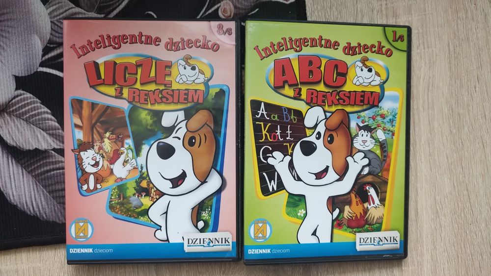 Liczę i ABC z Reksiem płyta CD gra komputerowa edukacyjna