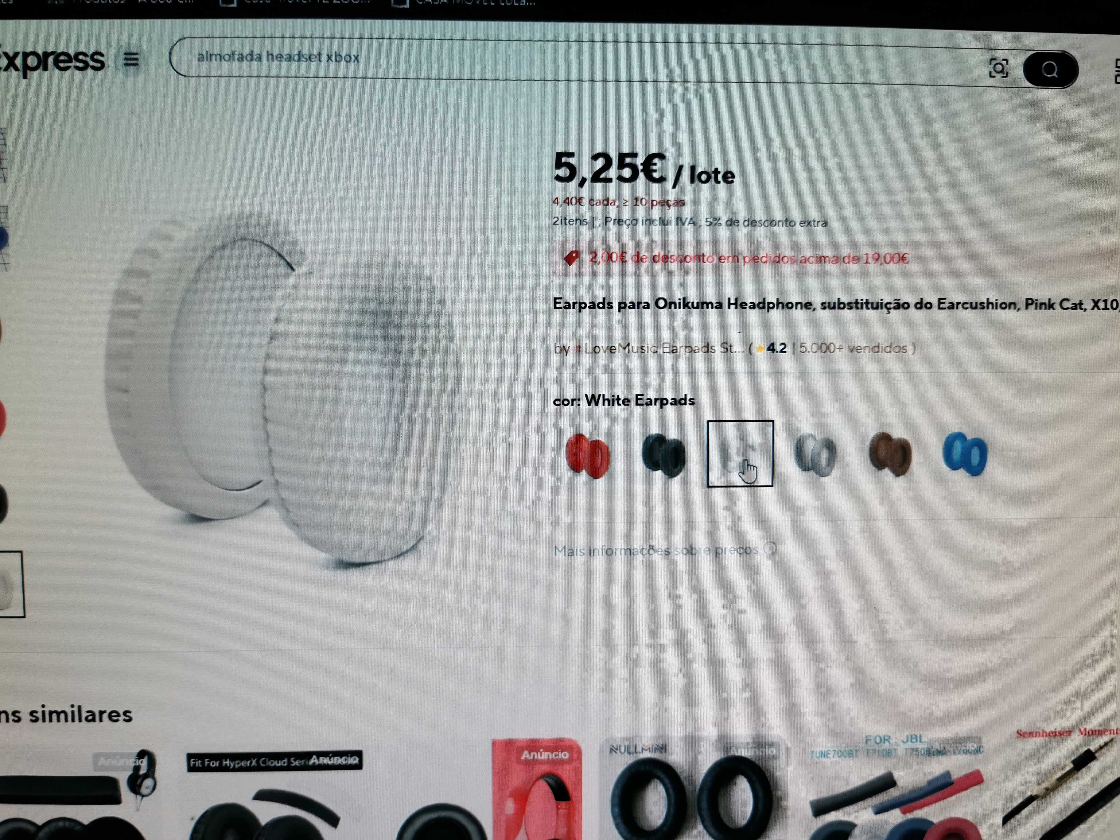 HEADPHONES CATHEADPHONES bluetooth ou com fio, carregamento usb