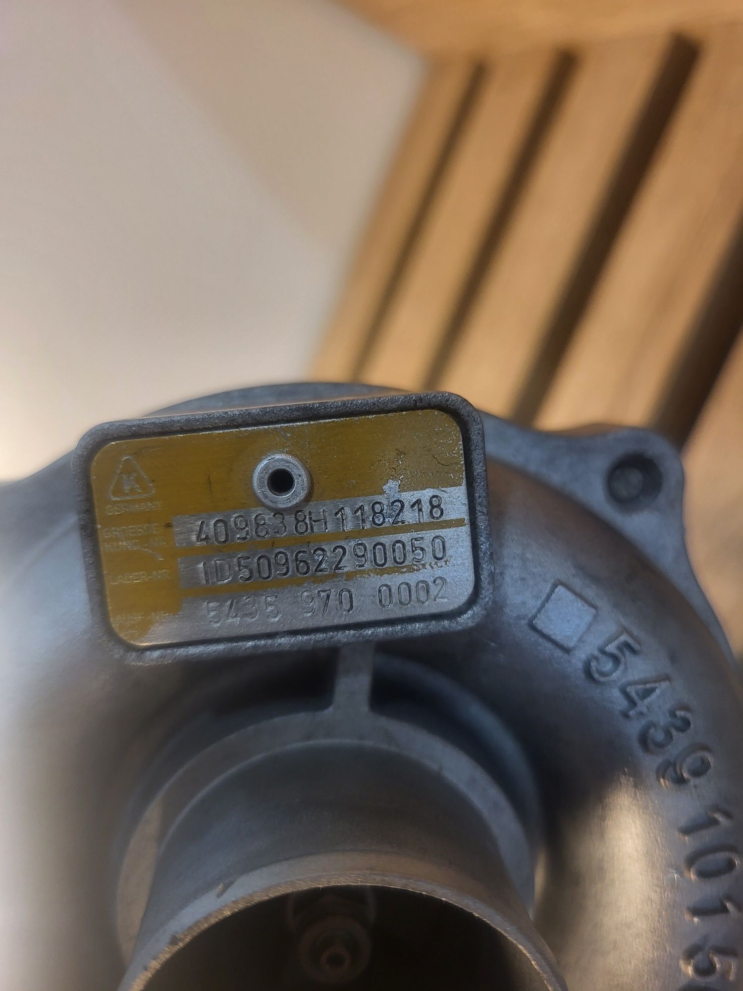 Турбіна реставрована Renault 1.5dci 54359700002