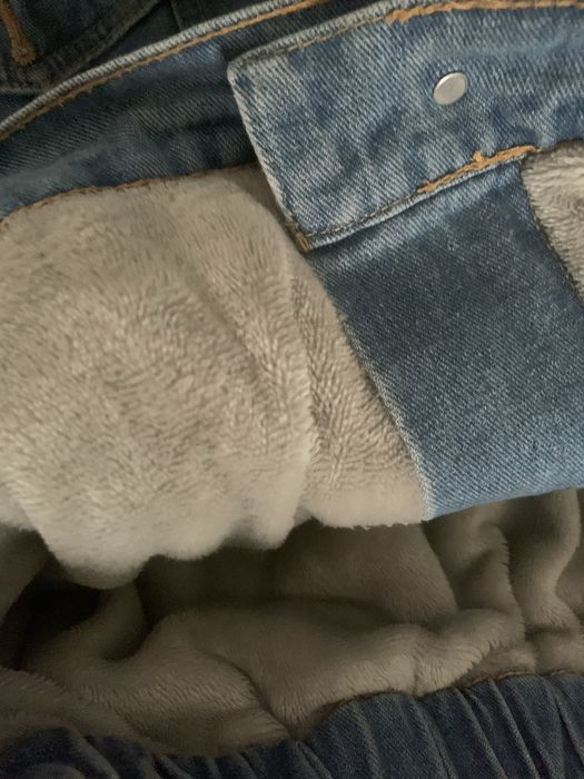 Kurtka damska jeansowa ocieplana