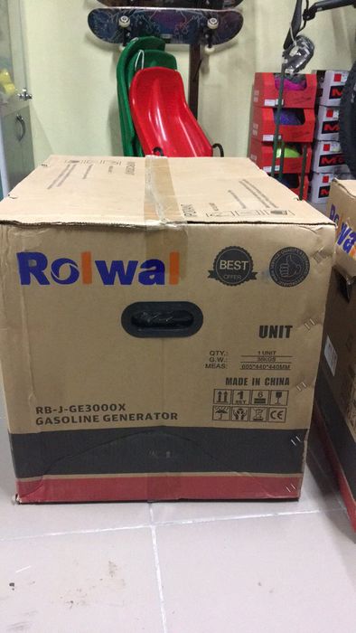 Бензиновий генератор Rolwal RB-J-GE3000X - 3,0 кВт