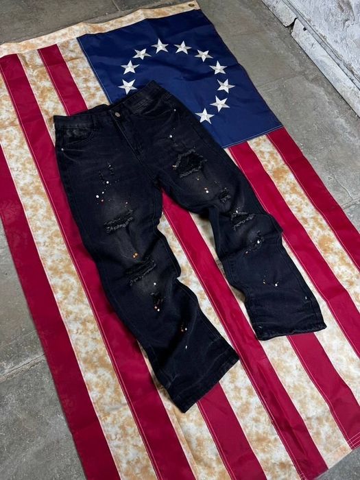 Джинсы Amiri type slim fit purple brand type как у ураган хокаге