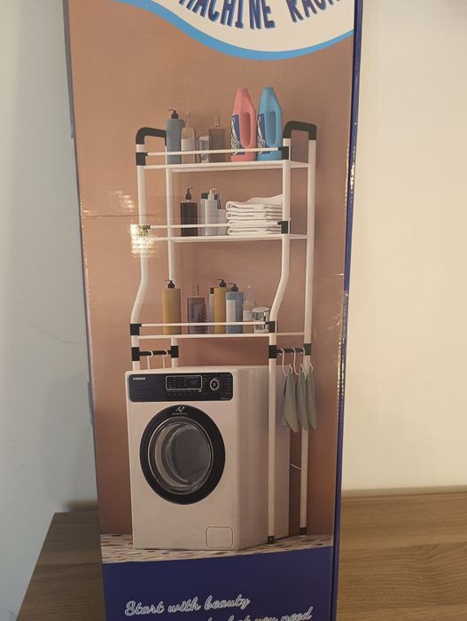 Półka stojąca nad pralkę, toaletę, organizer do łazienki, szafka,regał