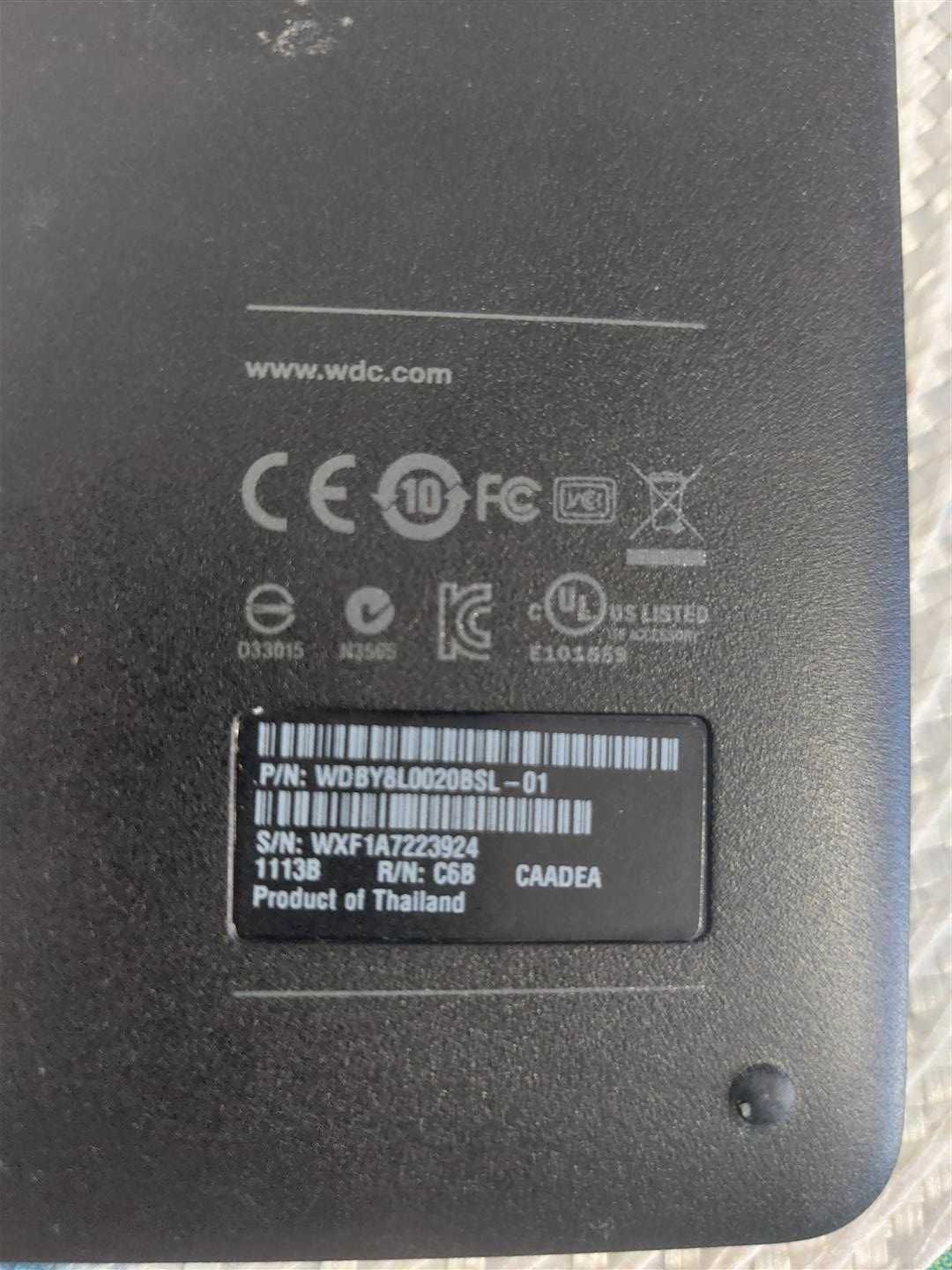 dysk zewnętrzny 2,5" WD Caviar 2TB