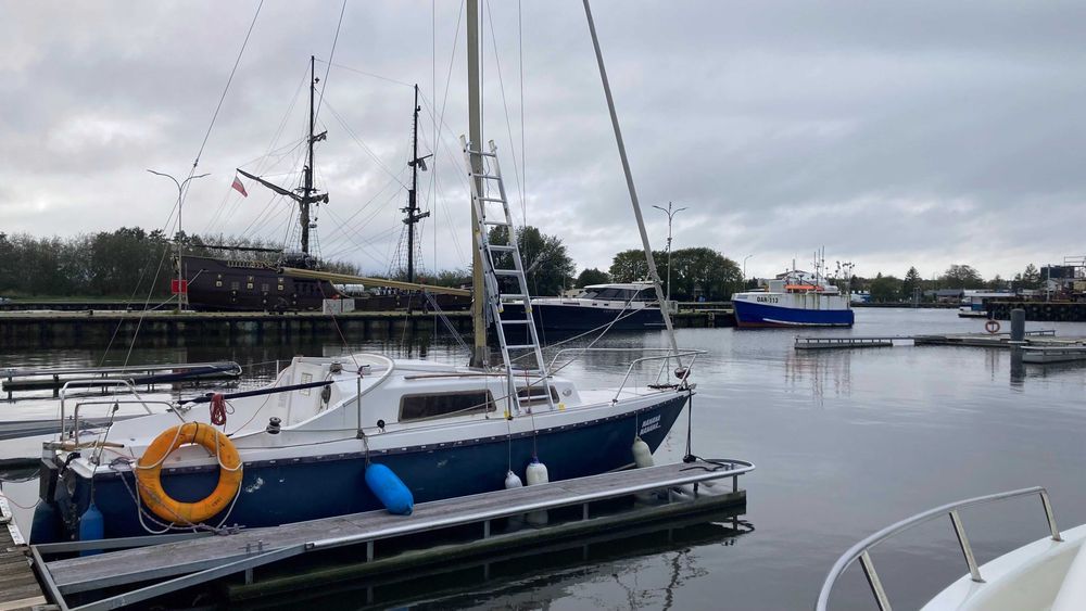 Jacht zatokowy Daimio 700  długość 7m, Żaglówka     marina Darłówek