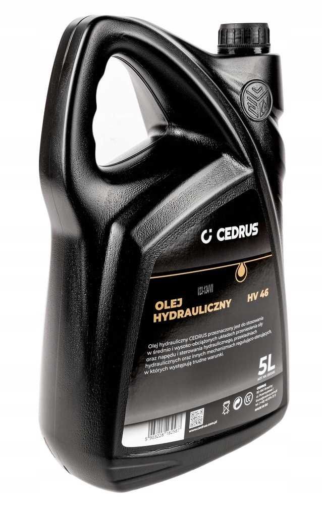OLEJ HYDRAULICZNY CEDRUS HV46 5L - Wydajność dla Łupark i Systemów