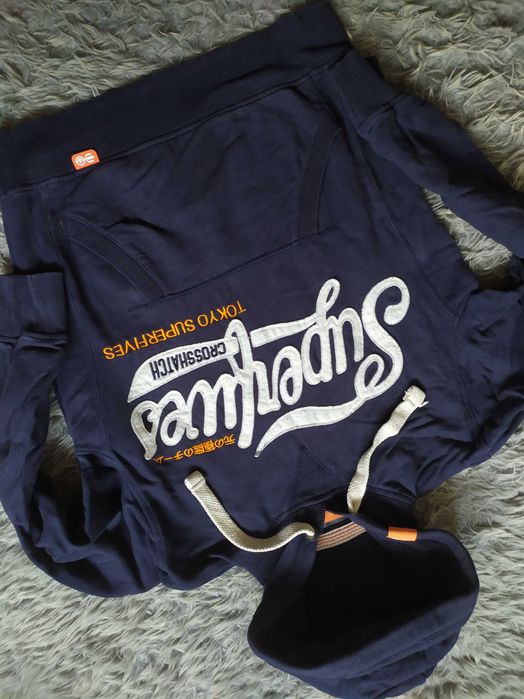 Bluza męska Tokyo Superfives crosshatch S granatowa