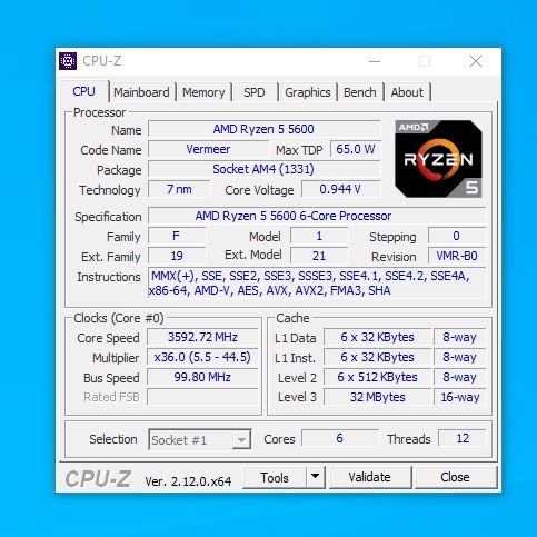Игровой ПК Компютер RYZEN 5 5600 + RTX 2060 6GB + DDR4 16 GB