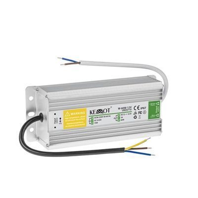 Zasilacz Do Sznura Diodowego W-60W-12V 5A Ip67