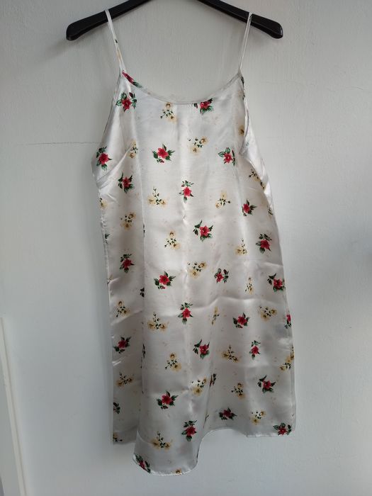 Camisa de noite em seda, elegante - Tamanho M - Nova!