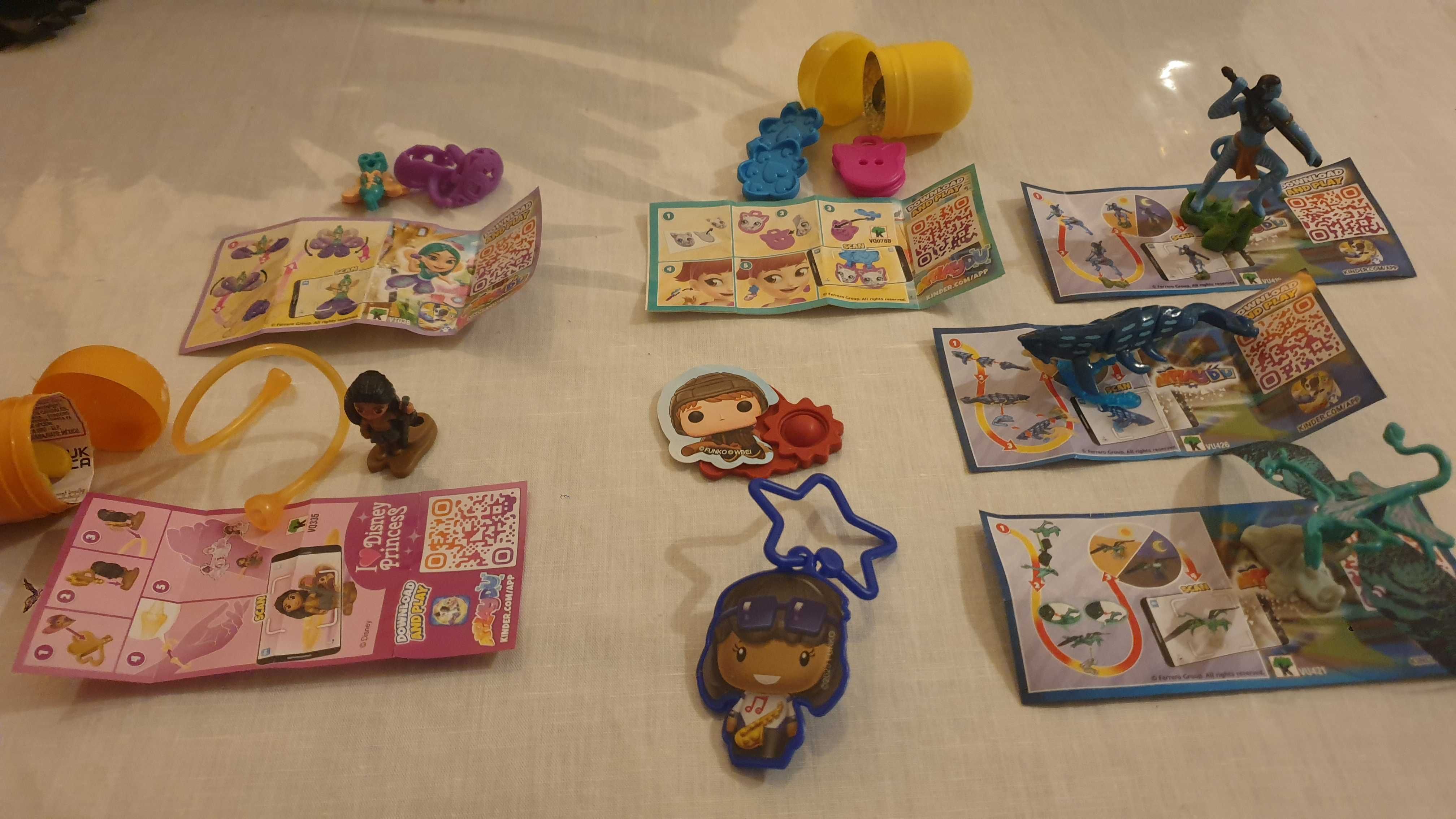 Bonecos Kinder repetidos