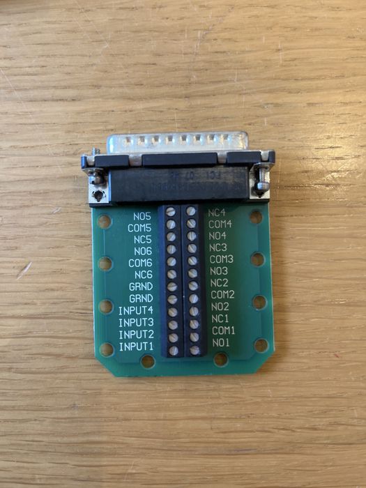 3 x złącze męskie do zabudowy D-SUB-25 (LPT)