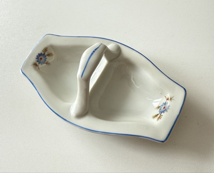Stary przedwojenny przyprawnik dwojaczek porcelana Ćmielów Lwów