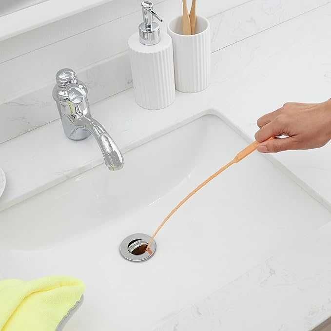 12 x Wąż do udrażniania odpływów 50cm elastyczny Amazon Basics