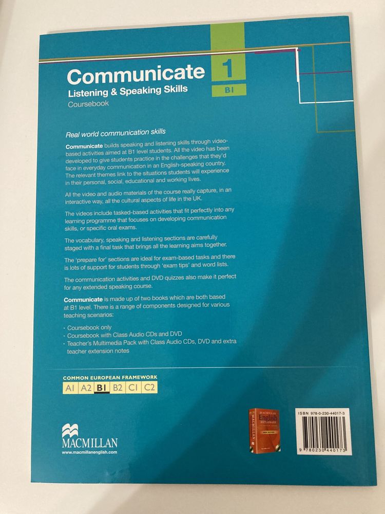 Communicate listening and speaking skills 1 Coursebook Kate Pickering