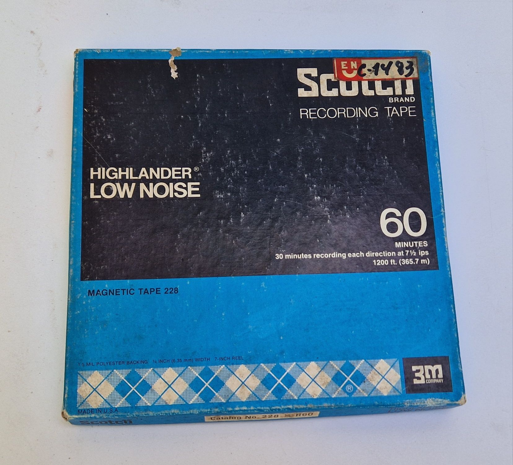 Scotch Magnetic Tape 228 - 60 Minutos - 1977