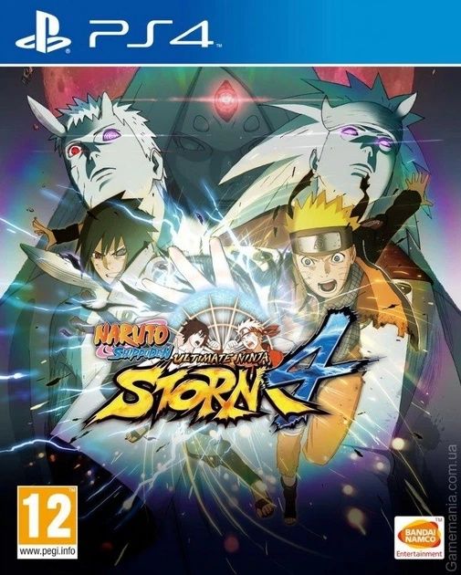 Диск Naruto Shippuden Ultimate Ninja Storm 4 для PS4