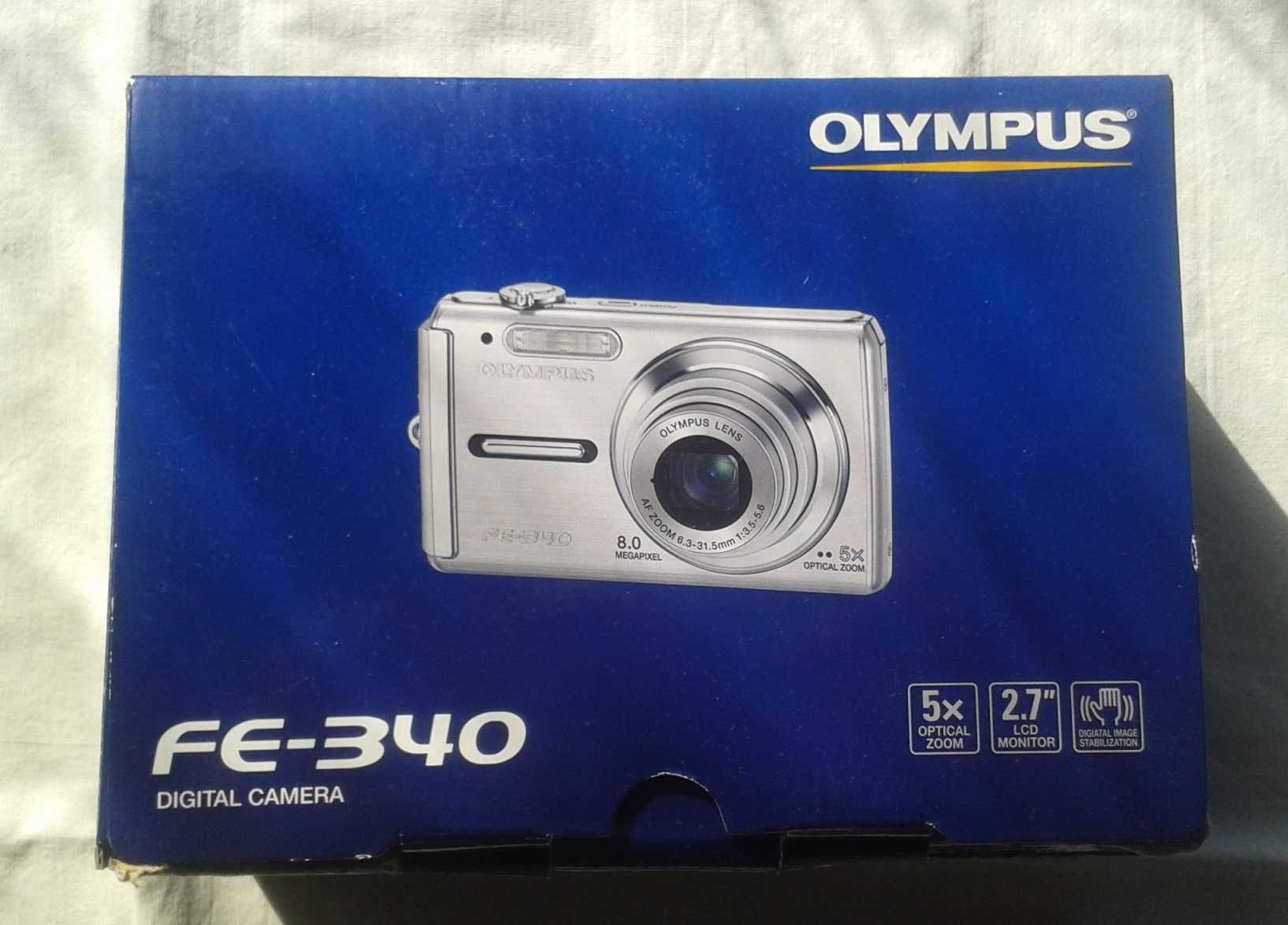 Цифр фотоаппарат OLYMPUS FE-340 SILVER практ новый с новой батареей