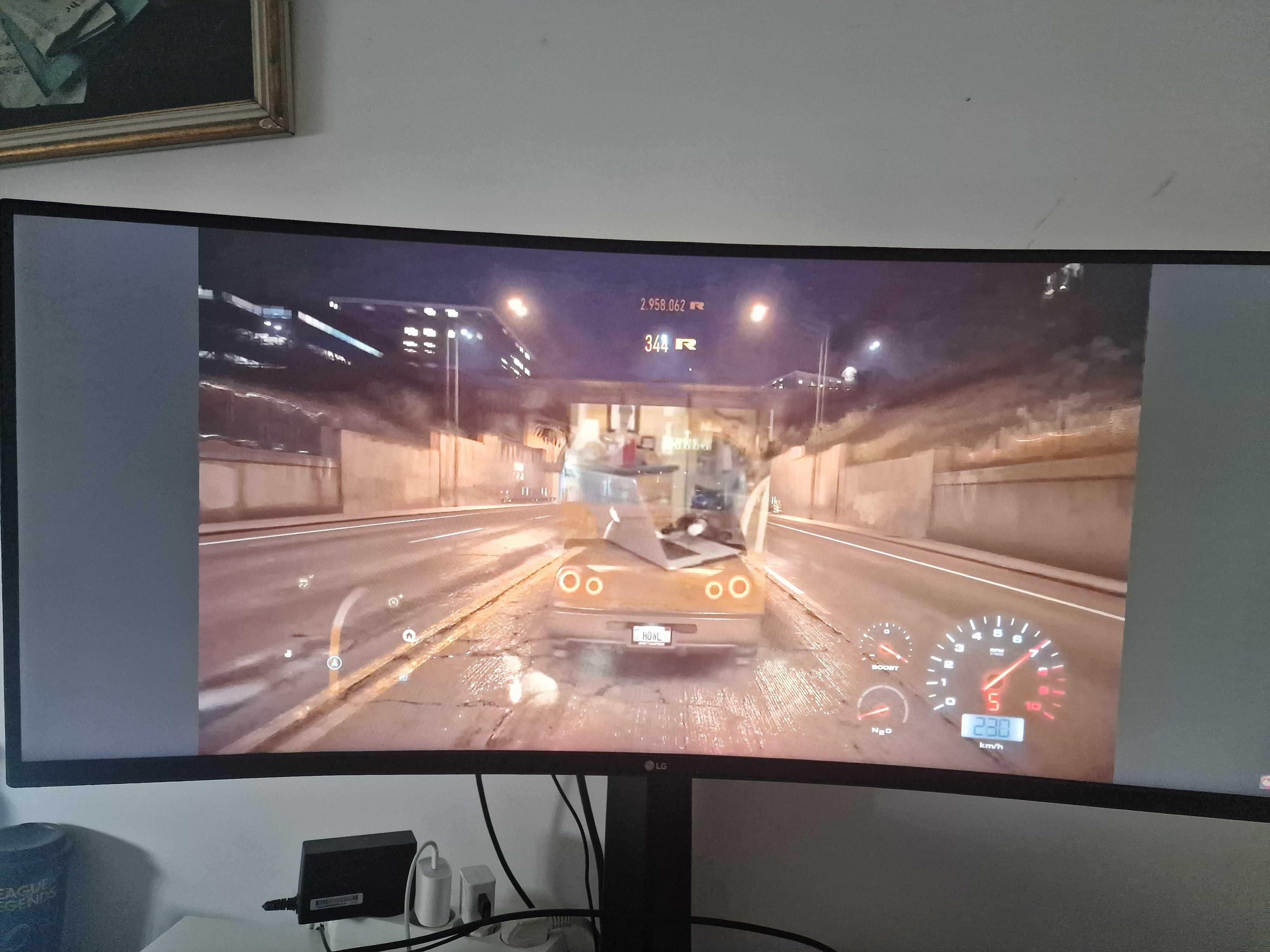 Monitor LG 34" ultrawide curvo