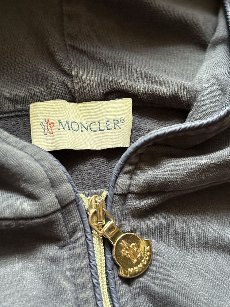 ОРИГІНАЛ lampo Moncler монклер зіп худі зіпка кофта на замку монслер z