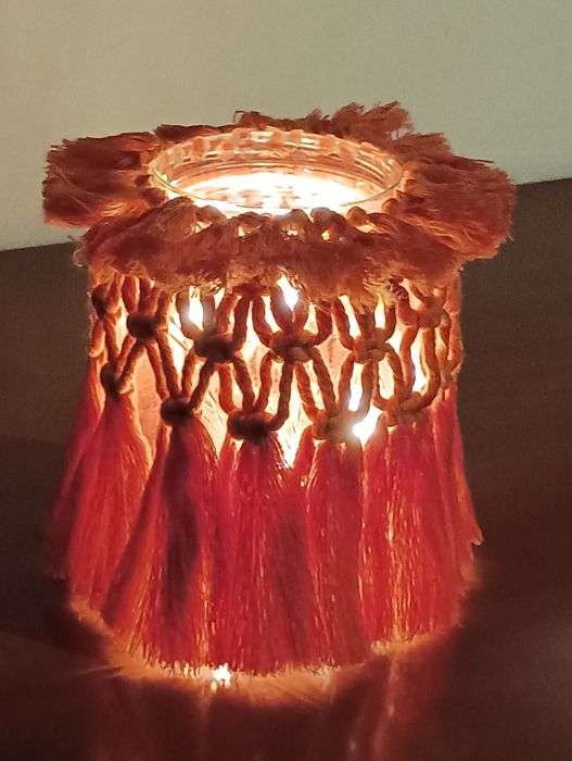 Decoração em macramé