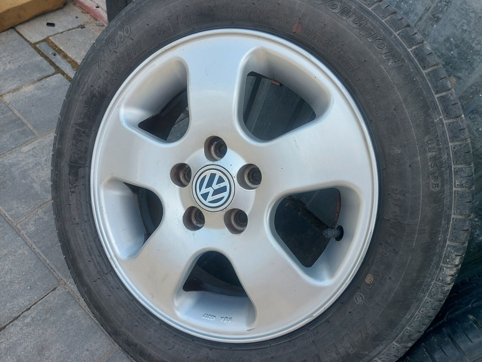 Alufelgi Koła 14" 5x100 VW POLO + Opony