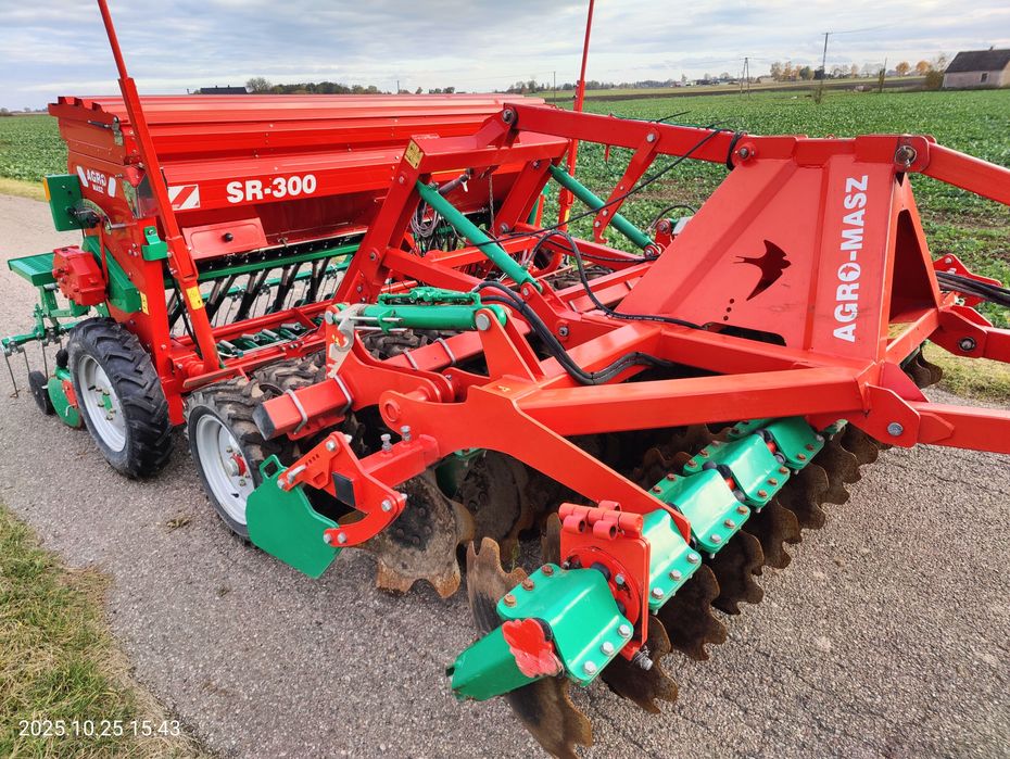 Zestaw uprawowo siewny AGROMASZ ATO30 + SR300