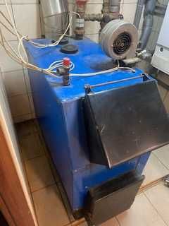 Piec stalowy wodny ES-21 KW + 2 pompy Grundfos + zawory