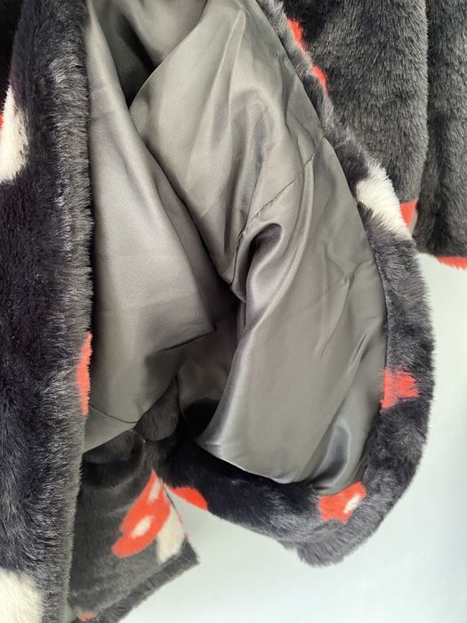 Futerko płaszcz szlafrokowy we wzory miś grzybki muchomory