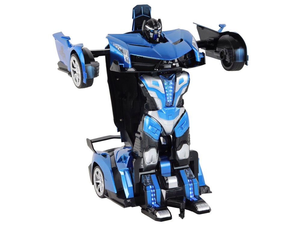 Samochód- Robot Transformacja R/C 1:10 Niebieski Sterowanie Gestami