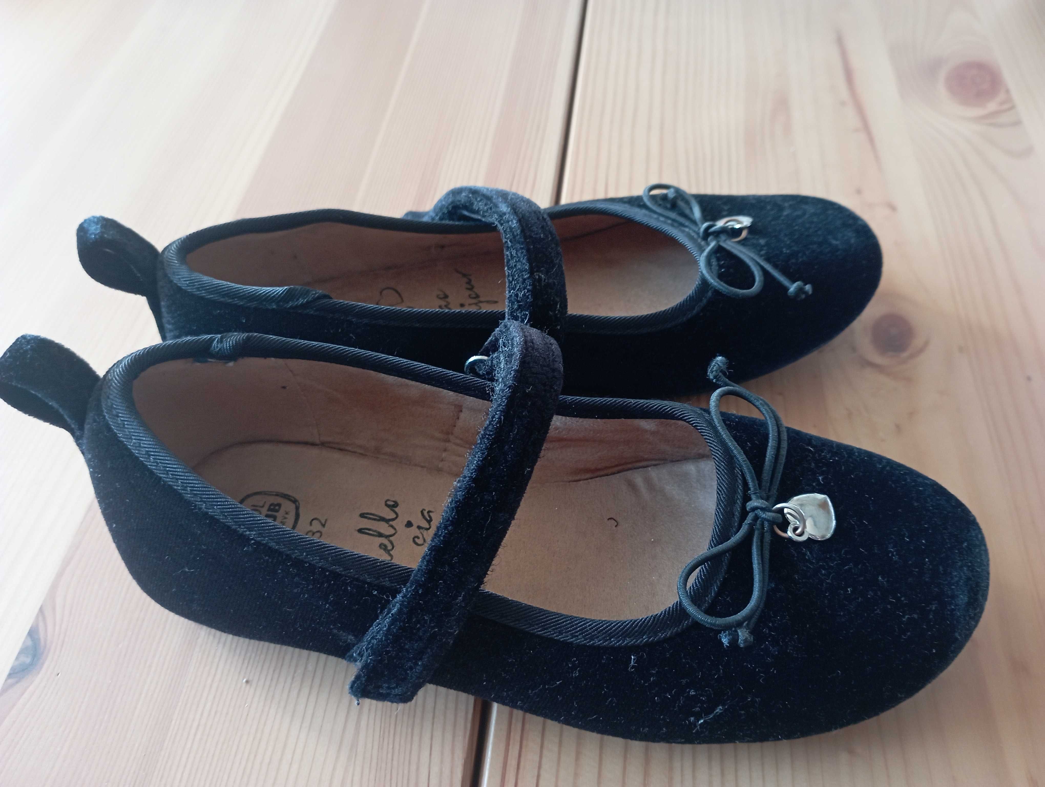 Buty balerinki czarne Smyk r 32