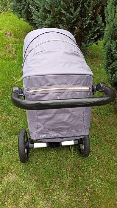Wózek Baby Design Lupo Comfort Szary 2w1 i nosidło Cybex Aton 4