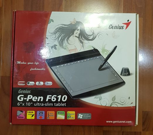 Графический планшет Genius g-pen f610 ultra-slim