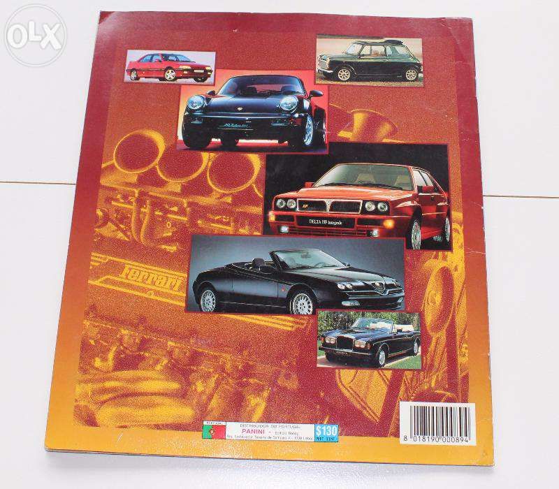 Caderneta "Super Auto" da Panini. Completa.