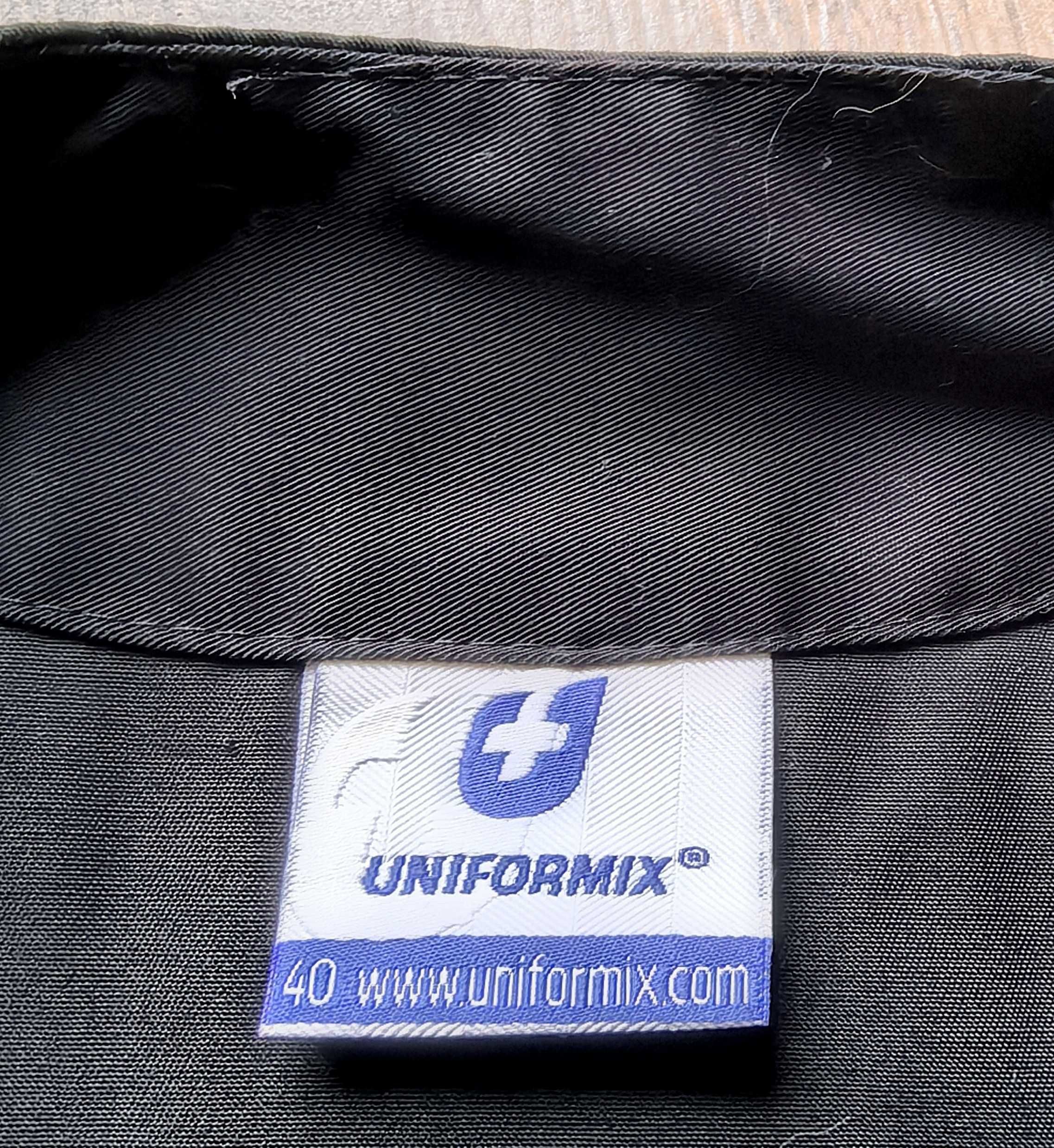 UNIFORMIX 40, 38 Uniform , strój dla pielęgniarki, lekarza - ROZPINANY