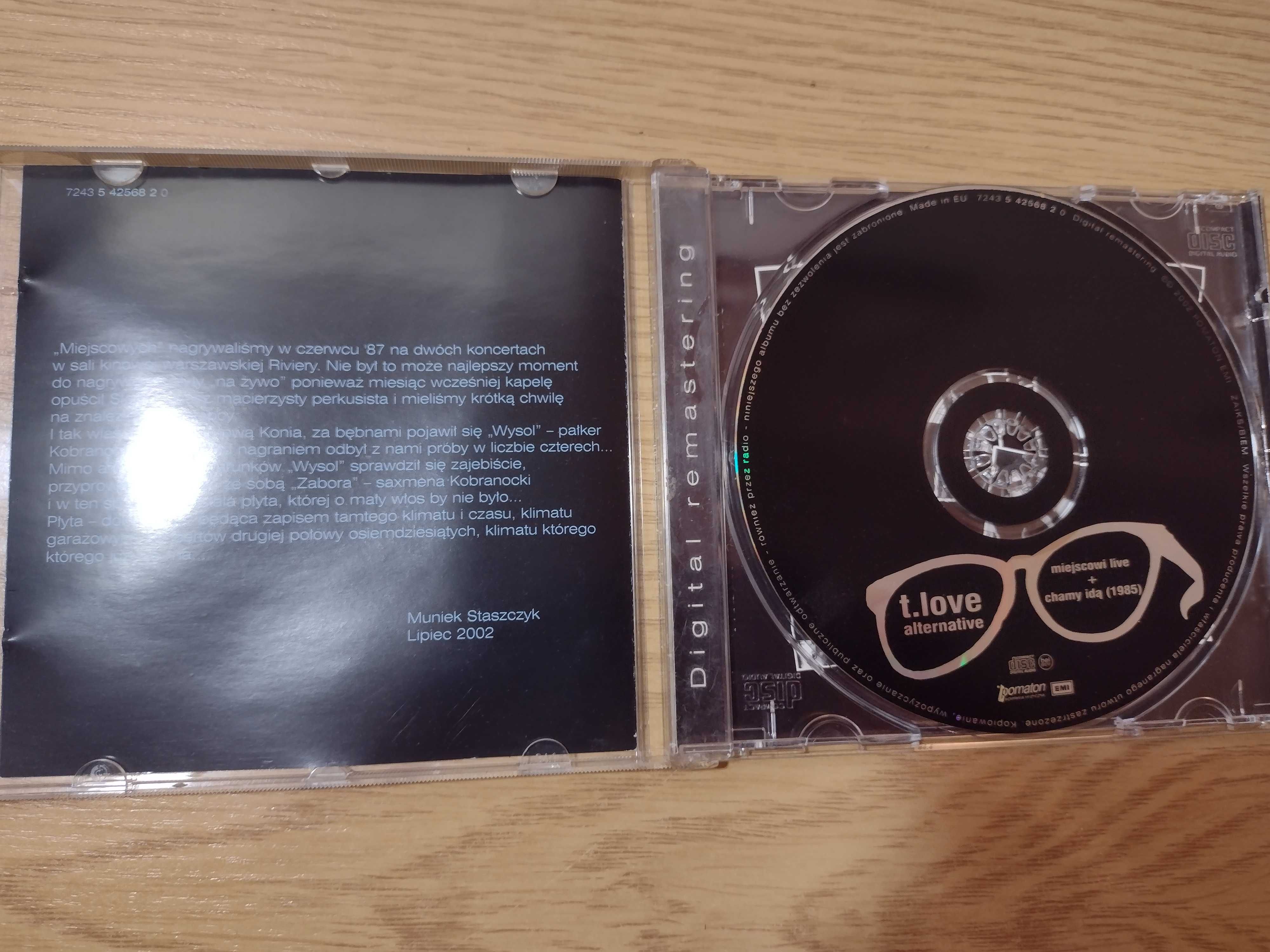 CD t.love alternative miejscowi live + chamy idą (1985)