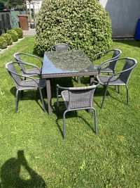 Zestaw ogrodowy stół i 6 krzeseł