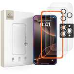 Szkło hartowane Tech-Protect Easy Set+ 3-pack na iPhone 16 Pro Max / 1
