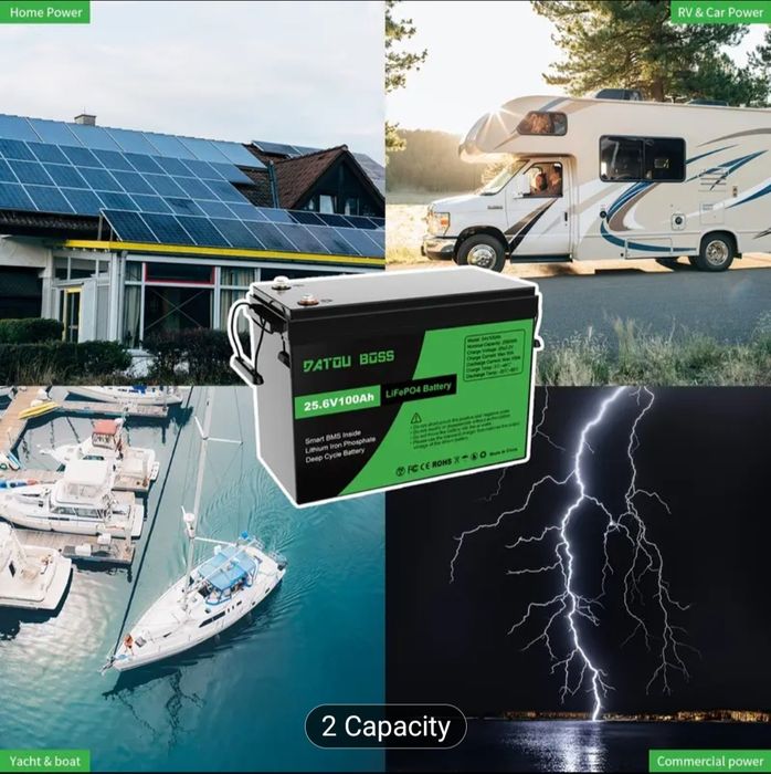 Аккумуляторна батарея 24V 100A DATOU