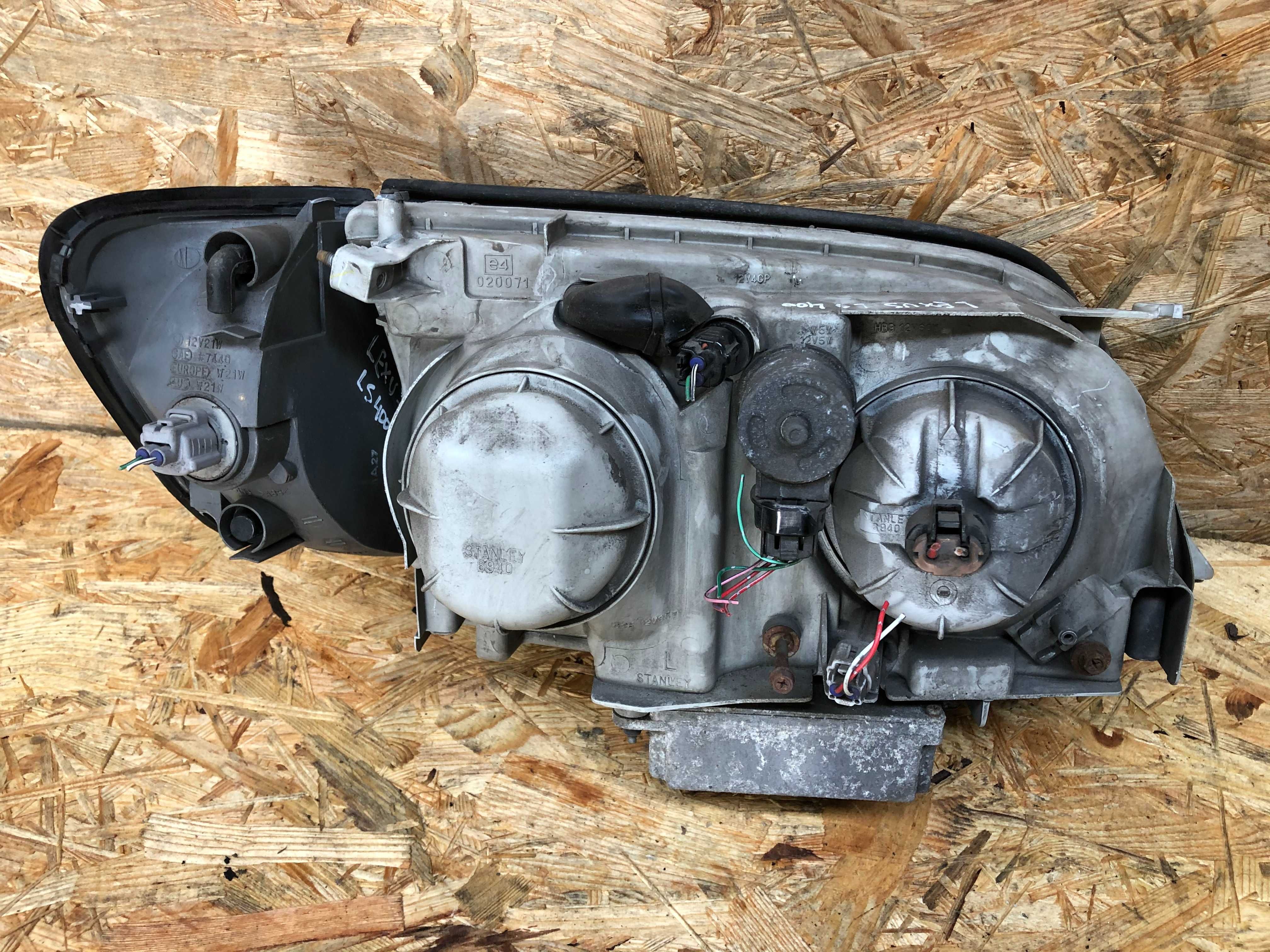 Lampa/reflektor przedni lewy lexus ls400