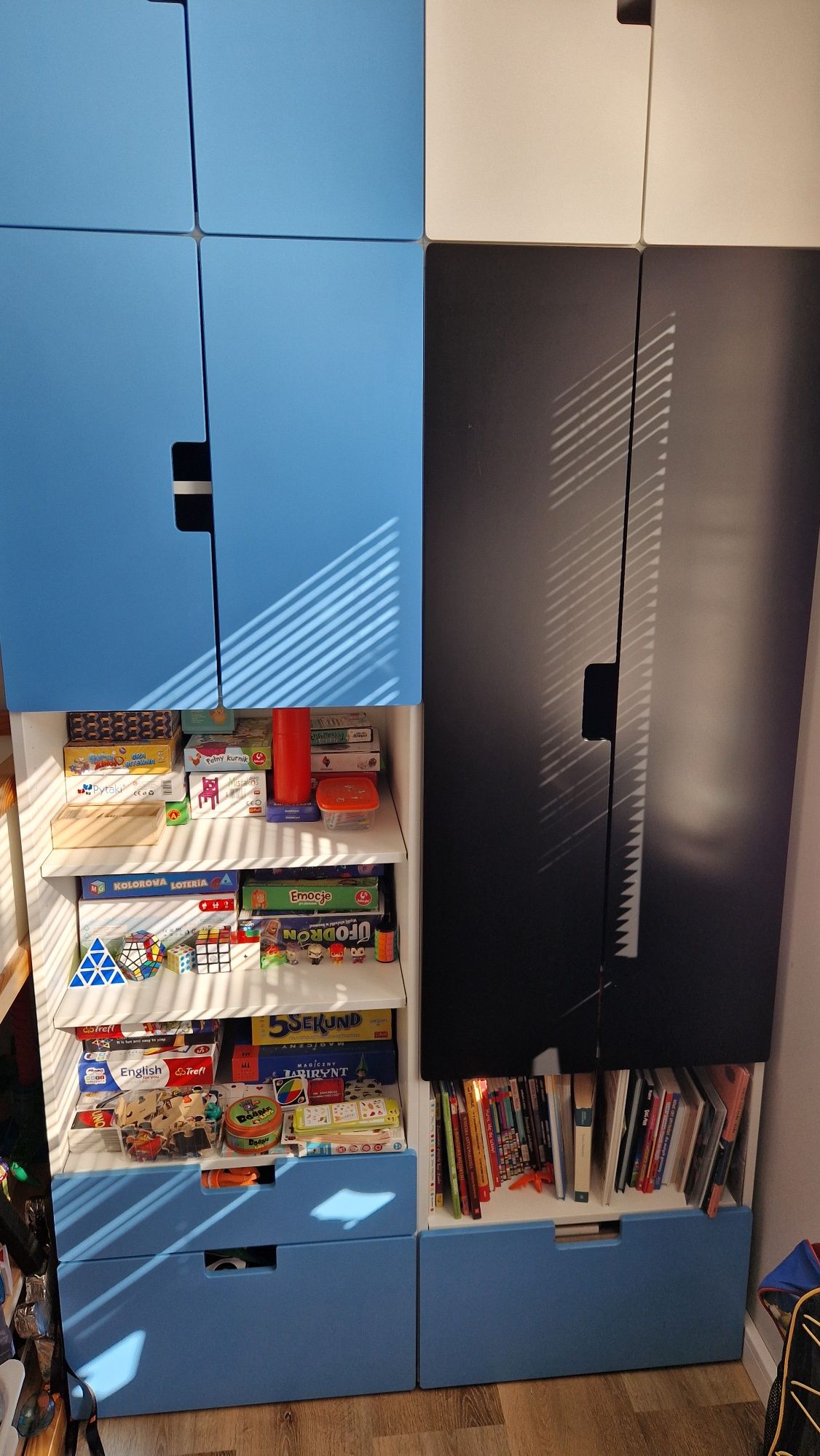 IKEA Szafa Regał Szuflady STUVA szer. 120 x wys. 254 x gł. 51 cm