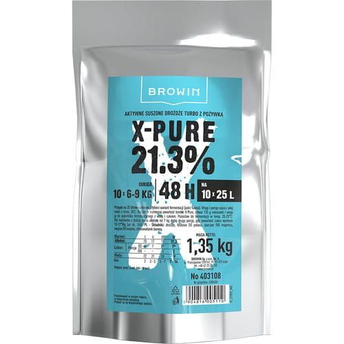 X-PURE  21,3%  drożdże gorzelnicze na 250L 1,35kg