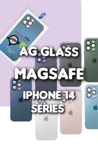 Чехол AG Glass Matt Magsafe для iPhone 14 Pro стекло матовый чохол