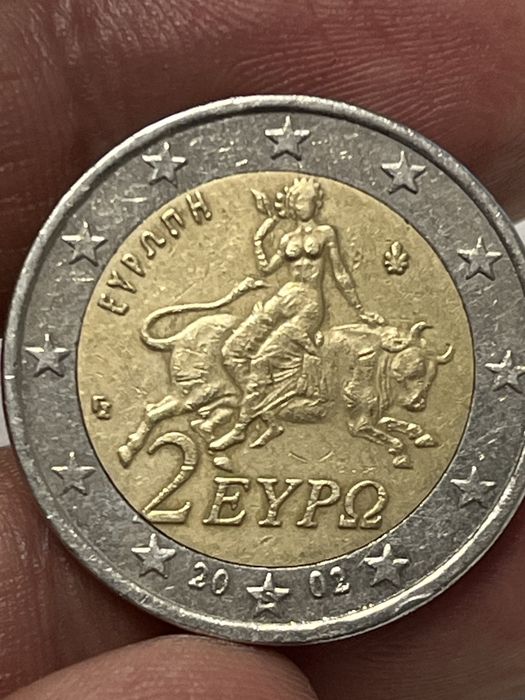 Moeda 2 euros Grecia 2002