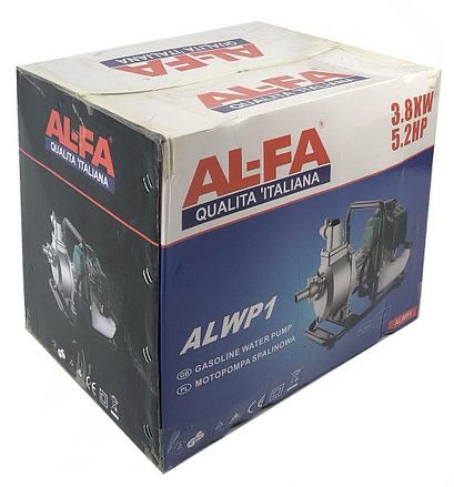 Бензиновая мотопомпа Al-FA ALWP1 3,8 кВт 5,2 л.с. ITALIA Гарантия
