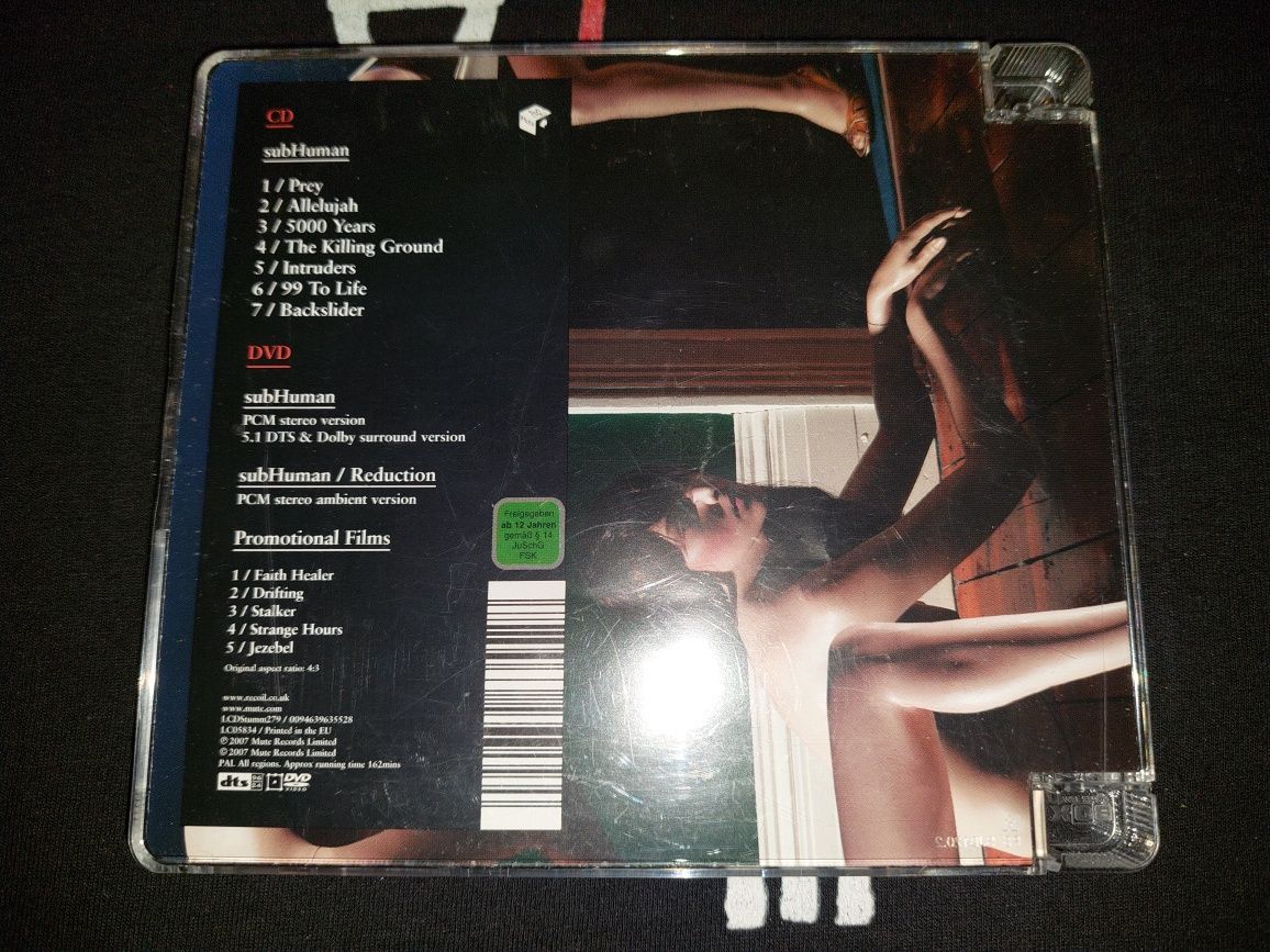 Recoil ( Alan Wilder / Depeche Mode ) subHuman CD + DVD 2007