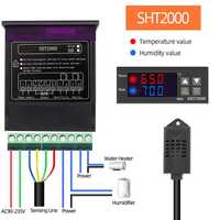 Регулятор влажности и температуры SHT2000 110-220в/12-72в